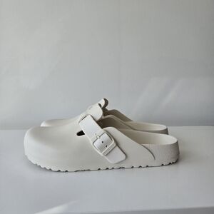 Birkenstock Boston Essentials EVA in Eggshell (Size 41)